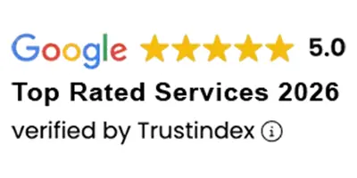 Google Top Rated Services 2026 review badge
