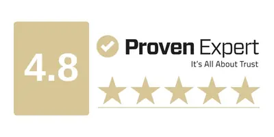 Proven Expert 4.8 star review badge
