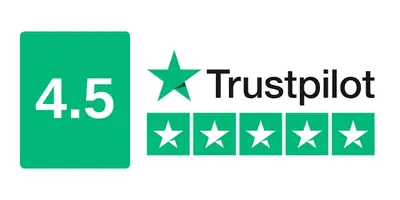 Trustpilot 4.5 star review badge